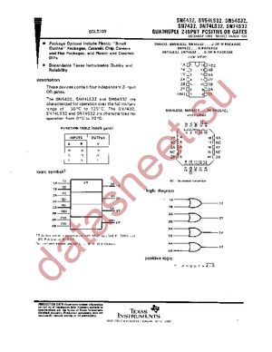 SN74S32DRG4 datasheet  